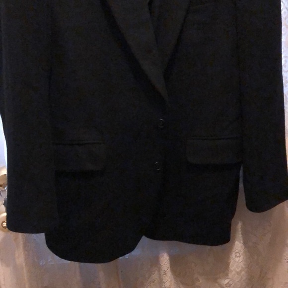 STAFFORD-100% BLACK CAMEL HAIR JACKET - Picture 5 of 8